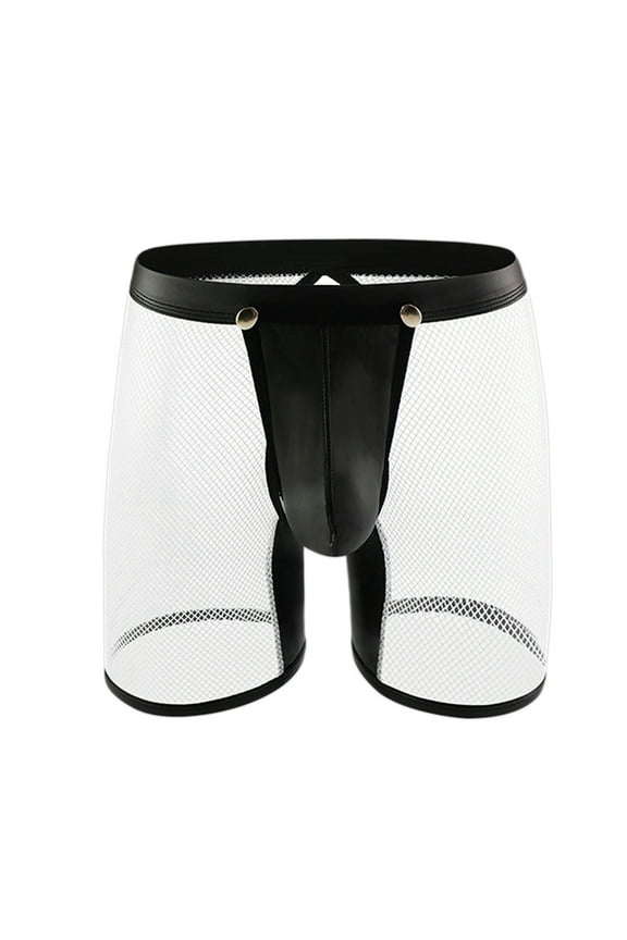 Men's Lingerie Sexy Mesh Hollow Out Lingerie Breathable knickers Underpants Underwear