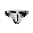 thumbnail image 1 of AnuirheiH Men's Lingerie Sexy Striped Low Waist Briefs Underpants Sale on Clearance, 1 of 4