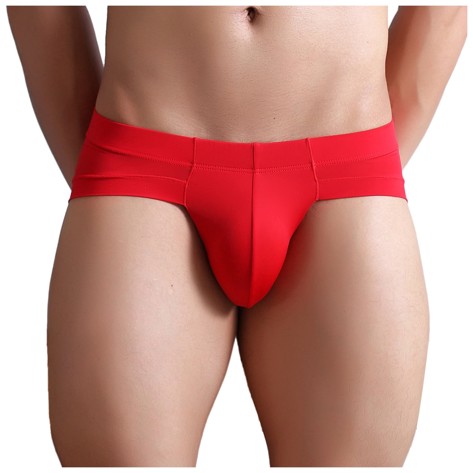 AnuirheiH Men's Lingerie Sexy Underwear Thong Underpants Soft Briefs  Panties 4$ off 2nd item 