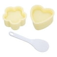thumbnail image 1 of AnuirheiH Rice Mold Sushi Mold Maker Kit, Non Stick Maker Press, Classic Heart Rice Ball Mold Maker Sushi Mold for Kids Lunch Bento and Home DIY Including 2 Mold and 1 Spoon, 1 of 7