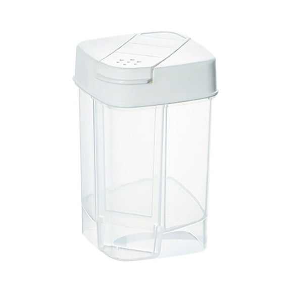 AnuirheiH Spice Bottles, Clear Plastic Container Jars with Lids Labels for Kitchen Storing Spice Powders Dry GoodsButter BPA free