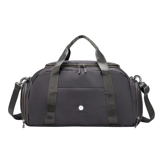 AnuirheiH Sport Gym Bag Travel Duffel Bag with Dry and Wet Compartment,Large Capacity Travel Gym Bag with Independent Shoes Compartment for Women/Men