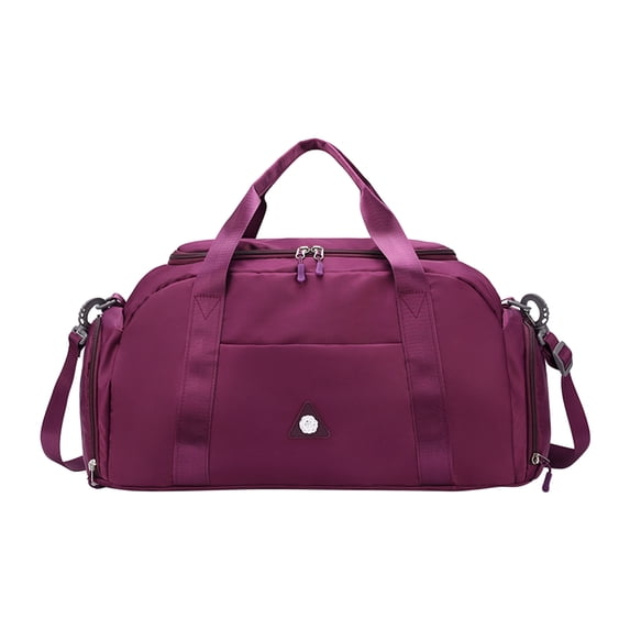 AnuirheiH Sport Gym Bag Travel Duffel Bag with Dry and Wet Compartment,Large Capacity Travel Gym Bag with Independent Shoes Compartment for Women/Men
