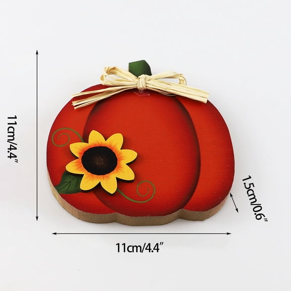AnuirheiH Thanksgiving Wooden Pumpkin Decorations Thanksgiving Party Scene Decorations