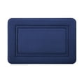 thumbnail image 1 of Guanhe Bathroom Rugs Thick Striped Memory Foam Bath Rugs, Soft Absorbent Velvet Bathroom Mats, Non-slip Bottom , Machine Washable Bathmat, Carpet Rug Room Decoration For Wash Floor,Dark Blue, 1 of 8