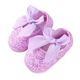 thumbnail image 1 of AnuirheiH Toddler Kids Infant Shoes Baby Girls Anti-slip Toddler Shoes Soft Sole Princess Shoes, 1 of 3