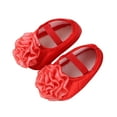 thumbnail image 1 of AnuirheiH Toddler Shoes Baby Girls Soft Bottom Net Yarn Infant Shoes Soft Flowers Bow Princess Shoes 4$ off 2nd item, 1 of 5