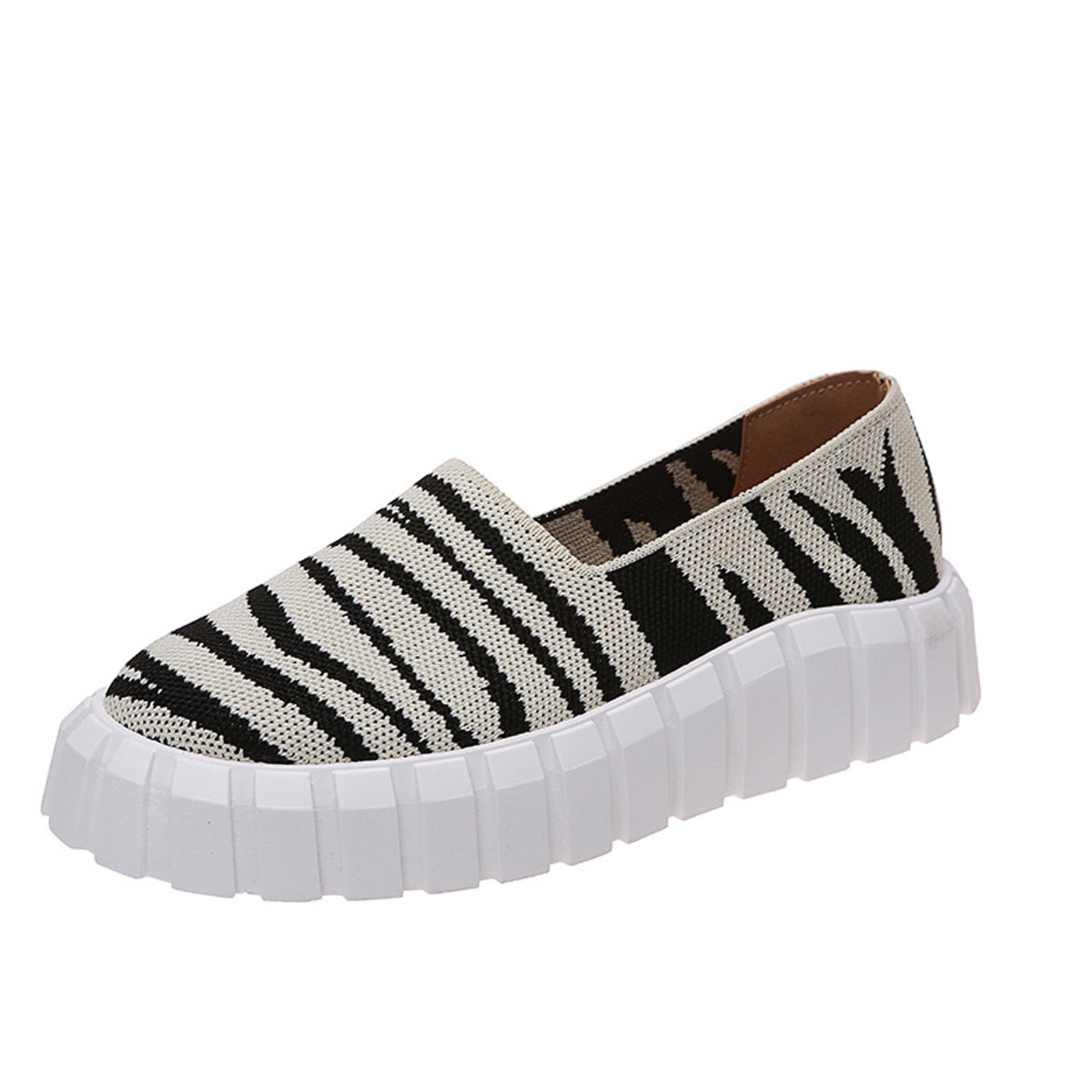 Women's black and white striped clearance 'shoes