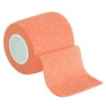 thumbnail image 1 of Anuirheih 2Pcs Athletic Tape Self Adhesive Bandage Wrap, 15FT Long 2Inch Width First Aid Tape Elastic Sports wrap Bandage for Sports, Wrist, Ankle(Orange), 1 of 2