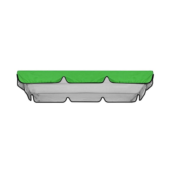 Anuirheih 56x47.3'' Outdoor Swing Canopy Replacement Cover for Garden Seat Patio Yard,Green
