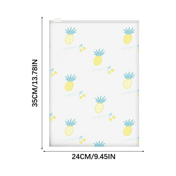 Anuirheih 5Pcs Waterproof Travel Storage Bags, Clothes Packing Cube Luggage Organizer Pouch Packing Cubes Compression for Suitcases, Separate Packaging(14x11inch)