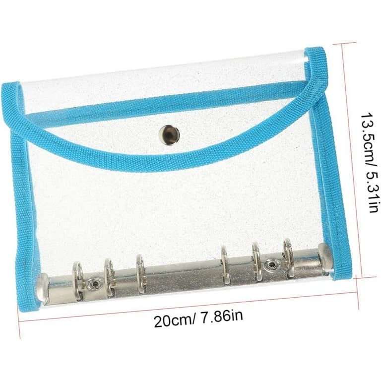 Personal A6 Transparent PVC Binder Cover Clear Soft PVC Notebook Shell