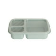 thumbnail image 1 of Moocorvic Wheat Straw Bento Box, Reusable Lunch Box with 3 Compartments, Lunch Snack Containers with Clear Lids, 1 of 6