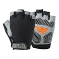 thumbnail image 1 of Anuirheih Bike Gloves, Half Finger Cycling Gloves for Men/Women, Bike Accessories for Cycling,Gym,Training,Outdoor(Black,L), 1 of 2