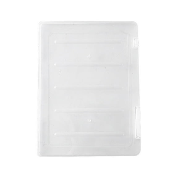 Anuirheih Clear A4 File Box Document Plastic Storage Box Paper Case Board Game Storage Containers File Holder,L