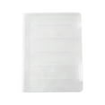 thumbnail image 1 of Anuirheih Clear A4 File Box Document Plastic Storage Box Paper Case Board Game Storage Containers File Holder,S, 1 of 4