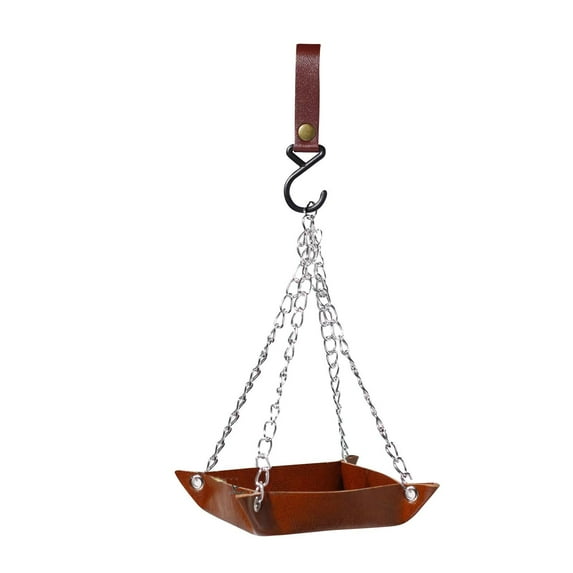 Anuirheih Hanging Hummingbird Feeders for Outdoors, Removable Leak-Proof, Easy to Clean Feeders for Garden Yard Patio(Brown)