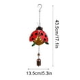 thumbnail image 1 of Anuirheih Clearance Metal Wind Chime Iron Art Painted And Painted Wind Chime Hanging Decoration 17inch, 1 of 7