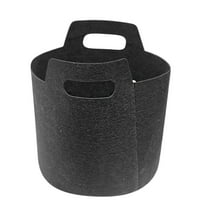 Anuirheih Potato Grow Bags with Flap 7x6inch, Planter Pot with Handles for Potato Tomato and Vegetables(Black)