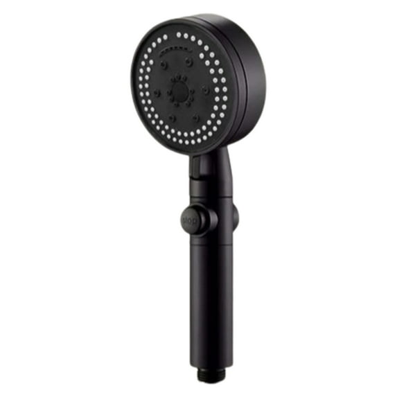 Anuirheih Shower Head,8 Functions High Pressure Shower Head with Handheld, Non-Clogging Nozzles Hand Held, Leakproof, (Black)
