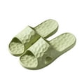 thumbnail image 1 of Anuirheih Slip on Sandals Women,Non-slip Soft Bottom Bathroom Household Non-slip Lightweight Slippers Non-slip Soft Bottom Bathroom Household Lightweight Slippers(Green), 1 of 7