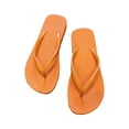 thumbnail image 1 of Anuirheih Clearance Slip on Sandals Women,Summer Outside Wear Couple Slippers Soft Sole Non-slip Solid Color Women's Sandals Flip Flops Beach Shoes(Orange), 1 of 7