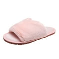 thumbnail image 1 of Anuirheih Slip on Sandals Women,New Style Plush Slippers, Women's Home Slippers, Home Interior Plush Slippers(Pink), 1 of 9