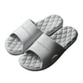 thumbnail image 1 of Anuirheih Slip on Sandals Women,Women Men Slippers Home Couple Shoes Indoor Outside Soft Soled Bathroom Bath Slippers(Gray), 1 of 4