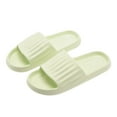 thumbnail image 1 of Anuirheih Slip on Sandals Women,Women Men Slippers Home Couple Shoes Indoor Outside Soft Soled Slippers(Green), 1 of 3