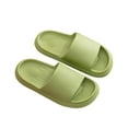 thumbnail image 1 of Anuirheih Clearance Slip on Sandals Women,Women Men Slippers Home Couple Shoes Indoor Outside Soft Soled Slippers(Green), 1 of 4