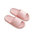 thumbnail image 1 of Anuirheih Slip on Sandals Women,Women Men Slippers Home Couple Shoes Indoor Outside Soft Soled Slippers(Pink), 1 of 5