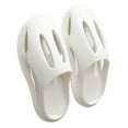 thumbnail image 1 of Anuirheih Slip on Sandals Women,Women's Flat Shoes Ladies Beach Sandals Summer Non-Slip Causal Slippers(White), 1 of 4