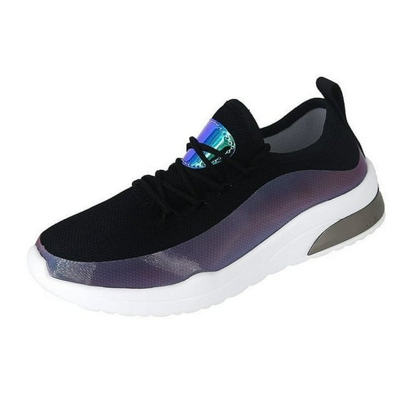 Anuirheih Slip on Sandals Women,Women's Round Toe Comfy Casual Canvas Shoes Flat Heeled Outdoor Lacing Sneakers(Black)