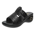 thumbnail image 1 of Anuirheih Slip on Sandals Women,Women's Summer Casual Comfortable Slippers Solid Color Hollow Out Slippers(Black), 1 of 5