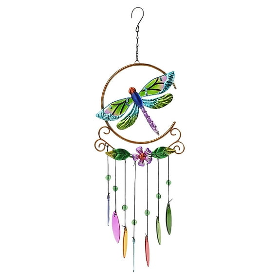 Anuirheih Wind Chimes Hummingbird Indoor/Outdoor, Metal Wind Chimes for Outside Garden, Patio, Yard, Backyard(22x8inch)