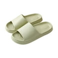thumbnail image 1 of Anuirheih Cloud Pillow Slippers for Women and Men, No-Slip Quick Drying Shower Shoes, Thick Sole Men's Women's Slides, Super Soft Slides Shoes(Green), 1 of 4