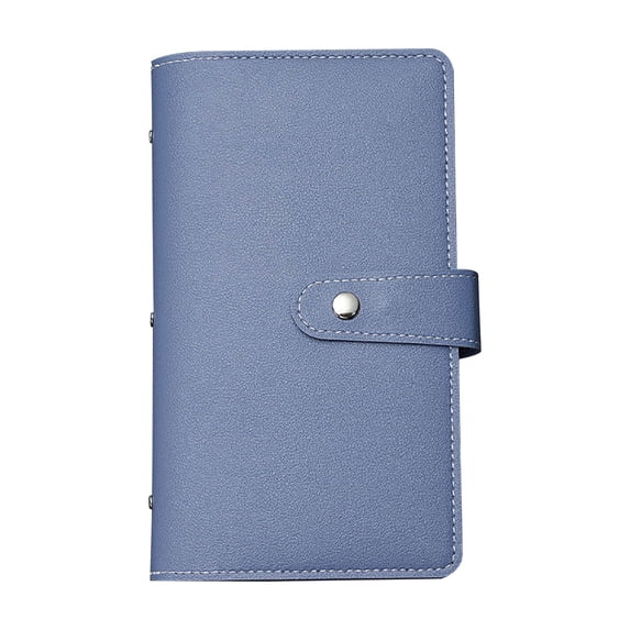 Anuirheih Credit Card Holder Credit Card Wallet, Large Capacity Multi-card Slot Card Bag for Men and Women(Blue)