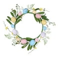 thumbnail image 1 of Moocorvic Easter Wreath, Easter Colored Eggs Spring Wreaths for Front Door Farmhouse Easter Decorations Party Supplies, 1 of 6