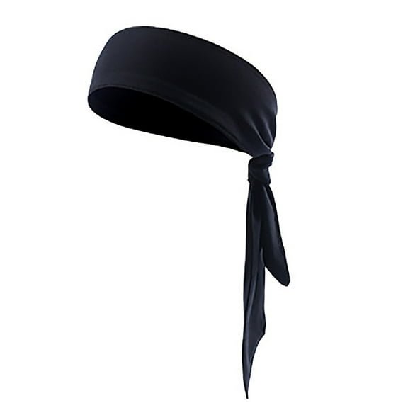 Anuirheih Headbands for Men, Sports Headband for Men & Women, Athletic Towel Headbands Head Bands for Running, Cycling, Yoga, Spa(Black)