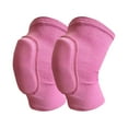 thumbnail image 1 of Anuirheih Knee Sleeves (1 Pair), Compression Knee Braces for Cycling, Weightlifting, Basketball, Cross Training for Men and Women(Pink,S), 1 of 7