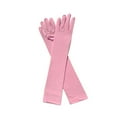 thumbnail image 1 of Anuirheih Long Elbow Satin Gloves, 18‘’ Women's Wedding Party Gloves Stretchy Opera Gloves for Evening Party and Dance(Light-Pink), 1 of 8