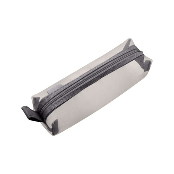 Anuirheih Mesh Pencil Bag, Pencil Case Large Capacity Zipper Pen Bags Pouches for Home & Office Supplies(Gray)