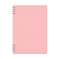 thumbnail image 1 of Anuirheih Notebook A5 Lined Travel Notebook , Colorful Notebook Notepad Sketchbook for ,Light-Pink, 1 of 5