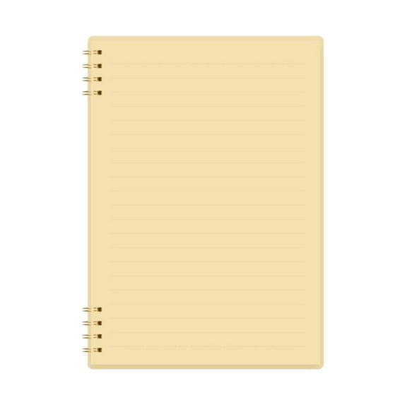 Anuirheih Notebook A5 Lined Travel Notebook , Colorful Notebook Notepad Sketchbook for ,Yellow