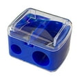 thumbnail image 1 of Anuirheih Pencil Sharpenersfor , Double Holes Pencil Sharpener with Lid, Portable Manual Pencil Sharpener Office Supplies, 1 of 4