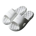 thumbnail image 1 of Anuirheih Pillow Slippers for Women and Men, Shower Sandals Comfy Cushioned Soft Thick Sole Bathroom Bath Slippers(White), 1 of 4