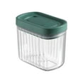 thumbnail image 1 of Anuirheih Plastic Cereal Containers Storage Bins with Lids, Clear Kitchen Storage Tank Can for Grains, Dried Fruit, Snacks Rice Multifunction Food Storage Box(S,Green), 1 of 1