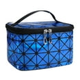 thumbnail image 1 of Anuirheih Portable Makeup Bag, Small Travel Storage Box, Wash Bag, Gifts for Women(Blue), 1 of 3