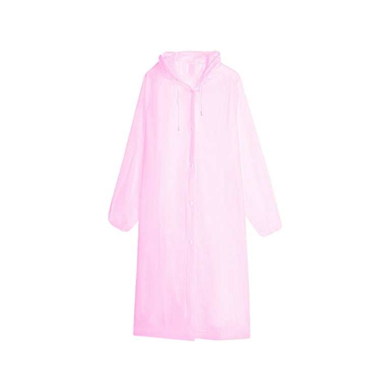 Anuirheih Raincoat Women Long Rain Jacket, Outdoor Waterproof Long