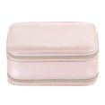 thumbnail image 1 of Anuirheih Travel Jewelry Case, Jewelry Travel Organizer Mini Jewelry Box Gift Boxes Small Storage Organizer for Girls Women(Light-Pink), 1 of 1